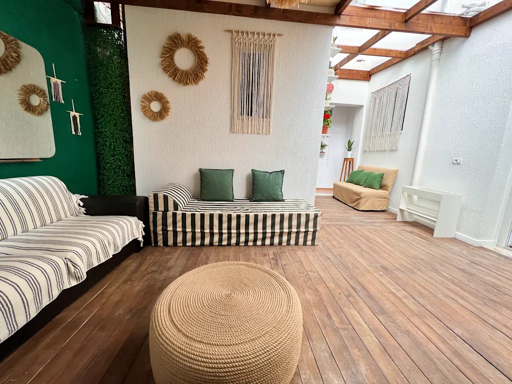 Rear garden and outdoor area