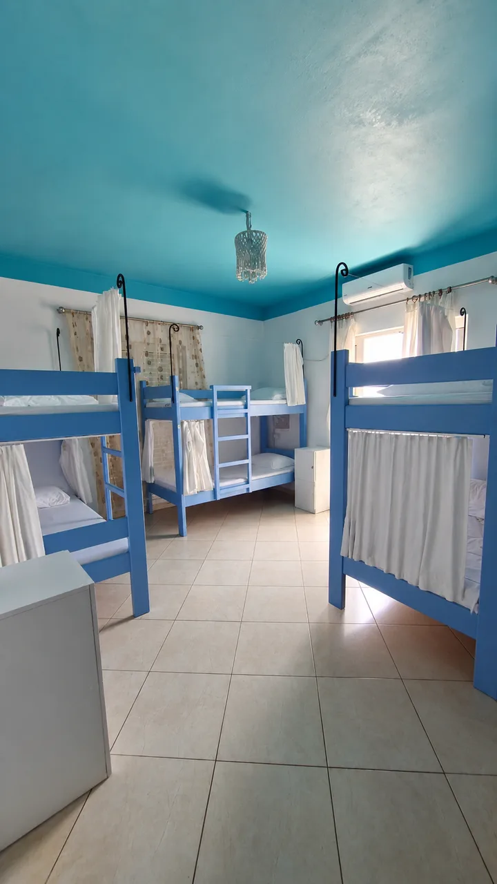 Dorm room at Trip'N'Hostel Seaside with balcony view