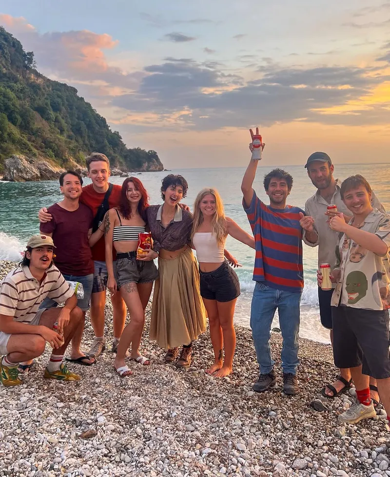 Sunset at Himara Castle